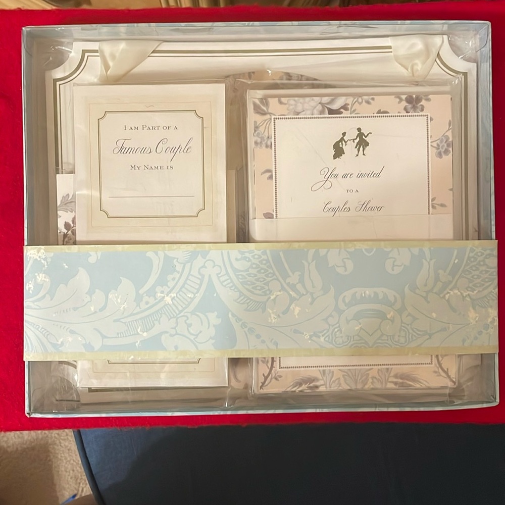 Couples Shower Invitation Kit-25ct.- Includes all stationary needed for shower